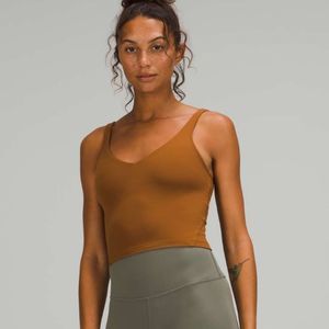 lululemon athletica Brown Tank Top